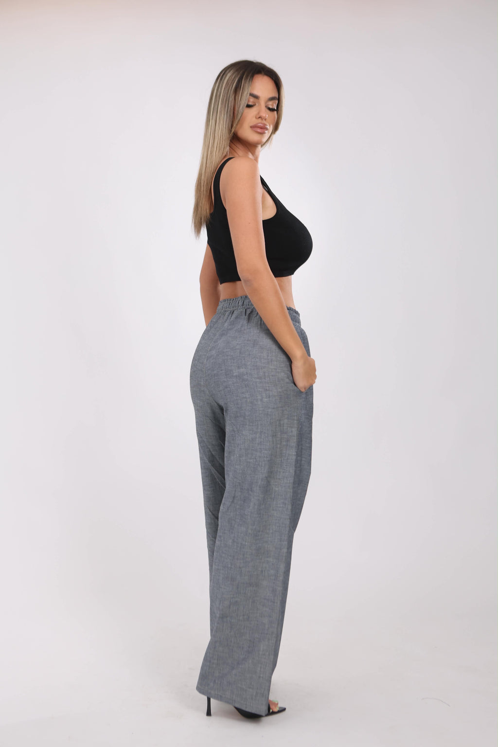 Pantalone - Veloura (Antracit)