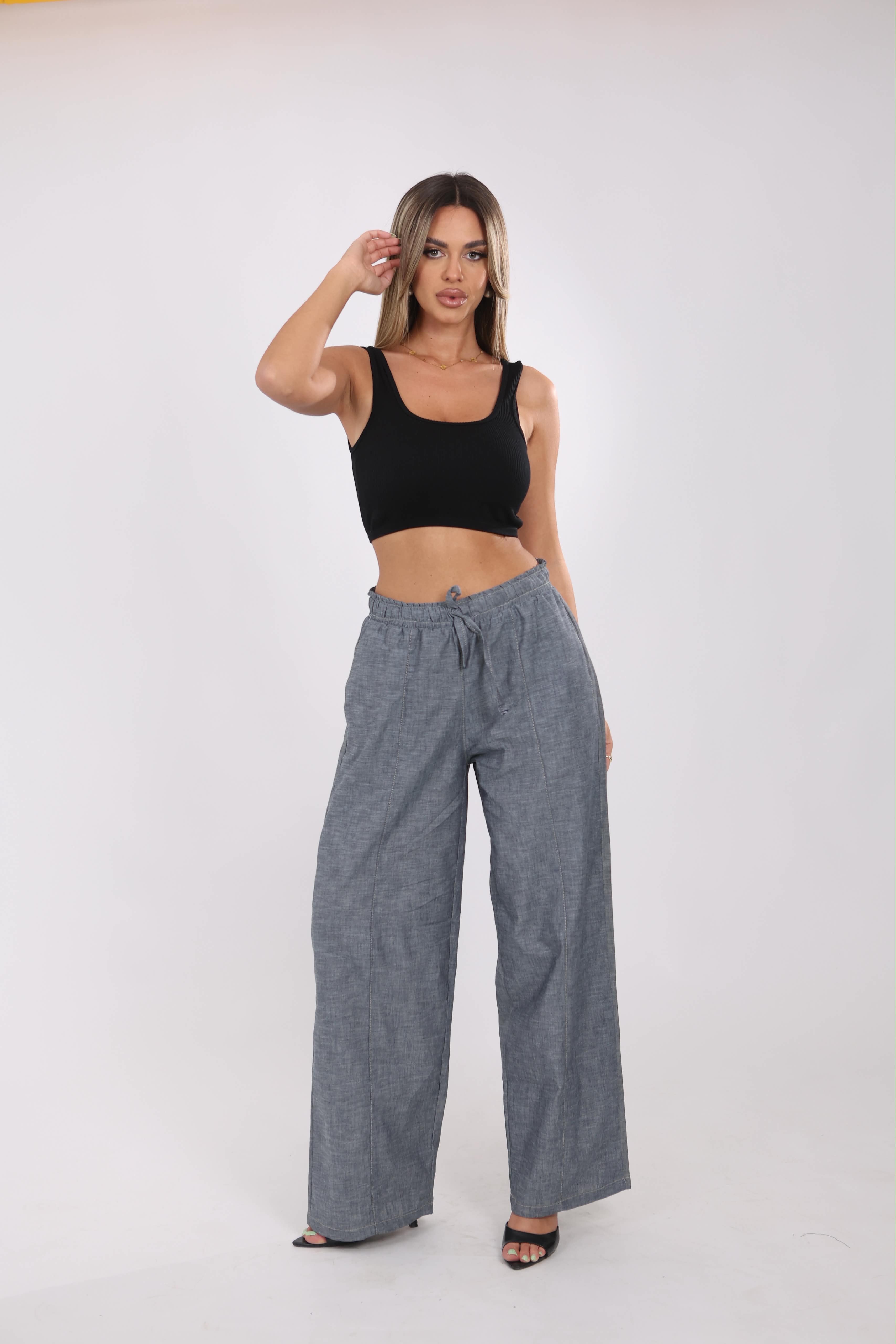 Pantalone - Veloura (Antracit)