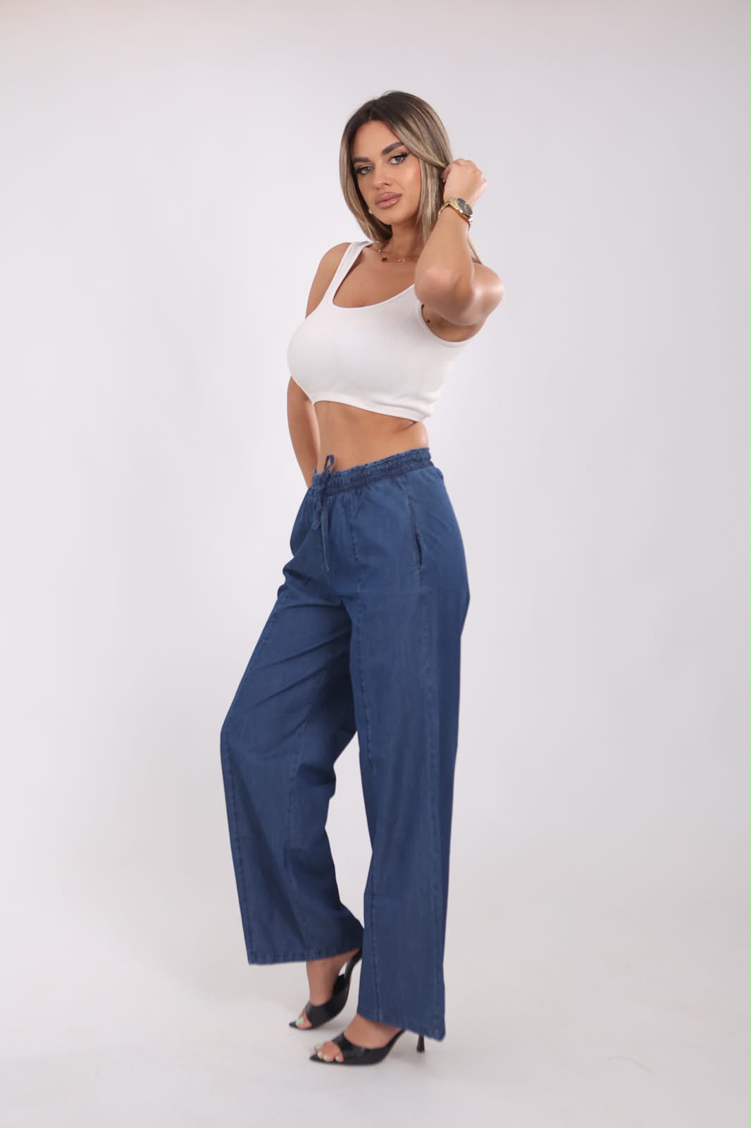 Pantalone - Veloura (Teksas plava)
