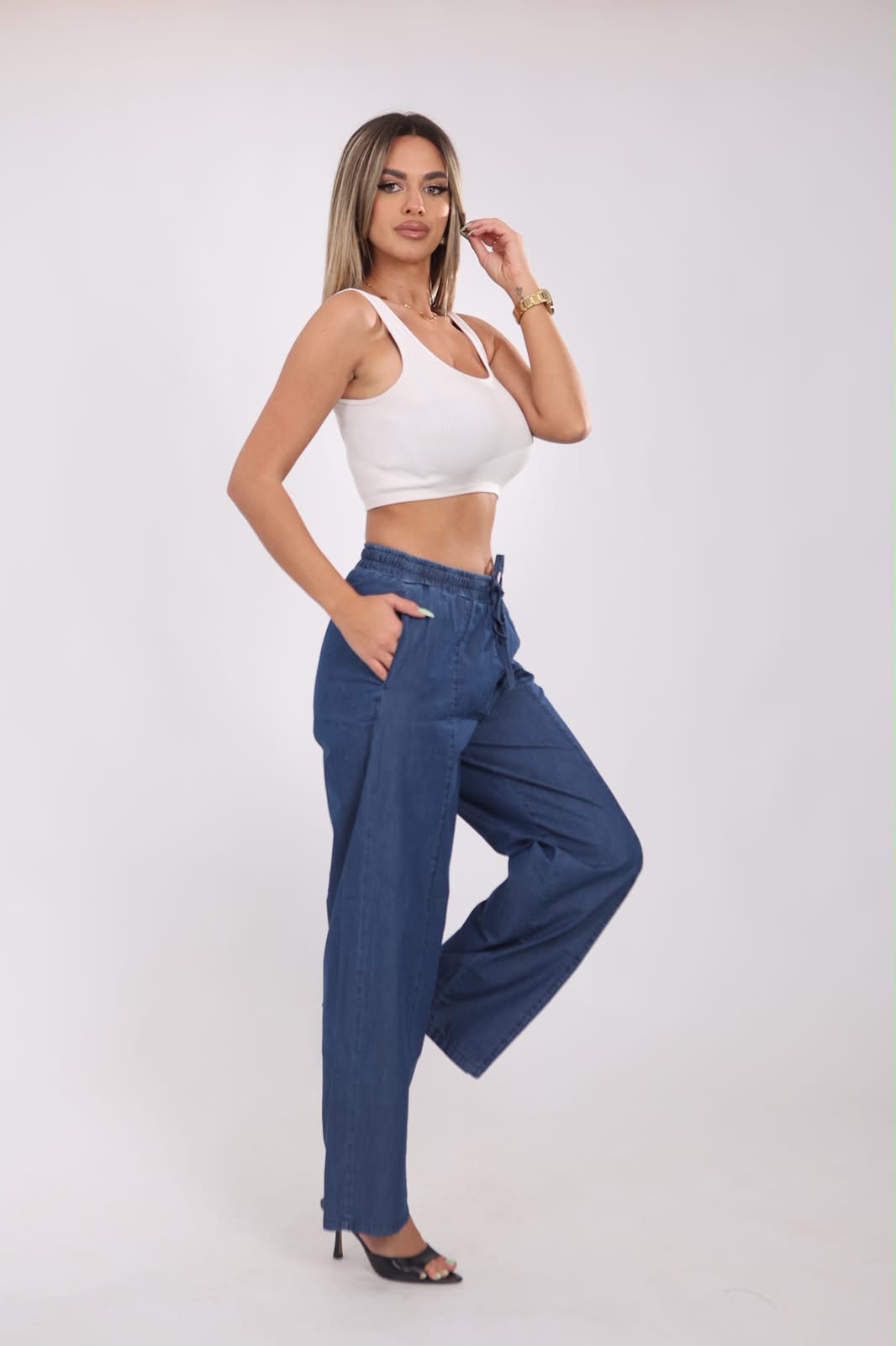 Pantalone - Veloura (Teksas plava)